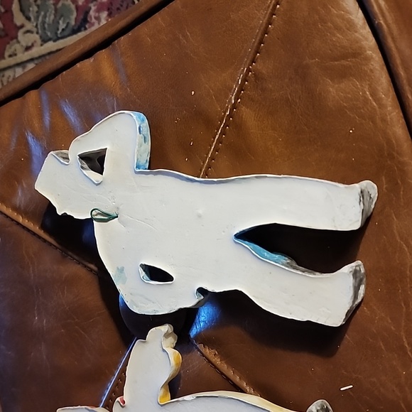 VINTAGE  PLASTER CLOWN & PLASTER COWBOY WALL PLAQUES. - Picture 9 of 10